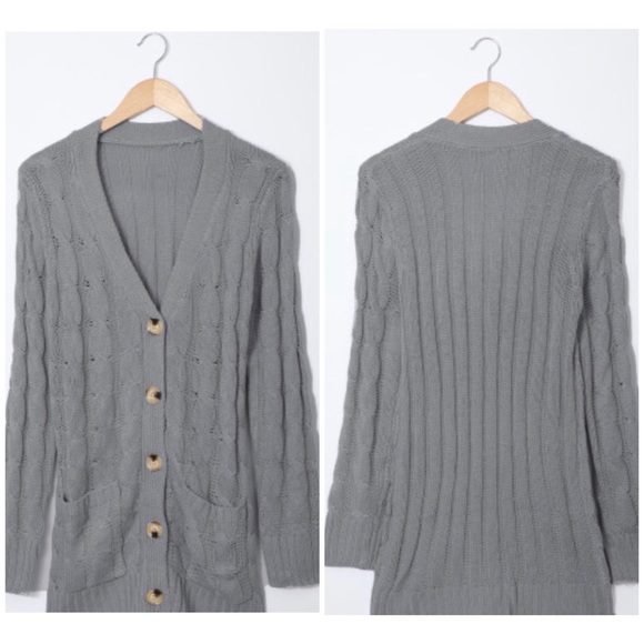 💞HPx5💞 1 left: 2x • The MUST-HAVE Gray Cardigan of 2021! - Picture 3 of 8